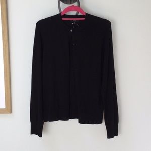 NWT J. Crew cardigan sweater, XL, Black